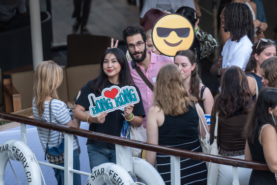 HKU President Sails with 100 Students on Victoria Harbour to embracing Unity and Celebrate Diversity